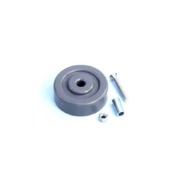 Squeegee Bumper Wheel w/ Hardware (#VF90137) for the Trusted Clean Dura 17 Floor Scrubber