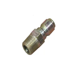 3/8" Stainless Steel Male Quick Connect Plug Coupler w/ Male Pipe Thread (MPT)