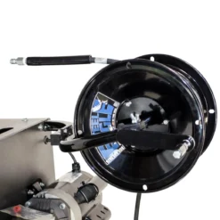 Steel Eagle® Non-Swivel 3/8" x 100' Pressure Washer Hose Reel w/ Vertical Arm Mount