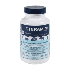 Steramine™ Concentrated Sanitizing Tablets (150 Count Bottles) - Case of 6