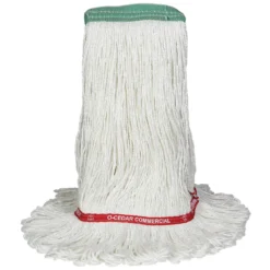 Supreme™ Smooth Nylon Wax Finish Application Mop w/ 1.25" Narrow Band (Size: Medium) - Looped Ends