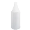 Tolco® 32 oz. White 9.5" Tall Round Spray Bottle w/ Embossed Measuring Scale