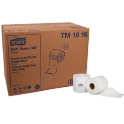 Tork® #TM1616S Universal 2-Ply Toilet Paper (4.38" x 3.75" | 500 Sheets | 156.25') - 96 Rolls