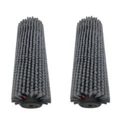 Tornado® 13" Gray Soft Bristle Cylindrical Floor Scrubbing Brushes (#93121.1) for the 'Vortex 13' CRB Scrubber - Pack of 2