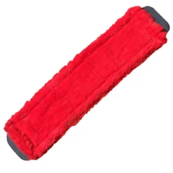 Unger® 16" x 5" Red Flat Microfiber Wet Mop