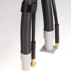 15' Vacuum & Solution Hose Set (#1041AC) w/ Adapter Plate for EDIC Self-Contained Carpet Extractors