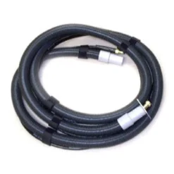 15' Vacuum & Solution Hose Set (#1041AC) w/ Adapter Plate for EDIC Self-Contained Carpet Extractors