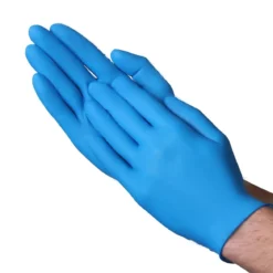 Vguard® 4.0 Mil Blue Powder-Free Nitrile Chemo Exam Gloves (M - XL Sizes Available) - Box of 100