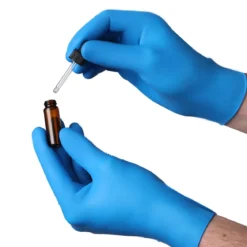 Vguard® 4.0 Mil Blue Powder-Free Nitrile Chemo Exam Gloves (M - XL Sizes Available) - Box of 100