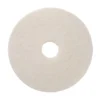 17" White Commercial Floor Buffing Pads - Case of 5