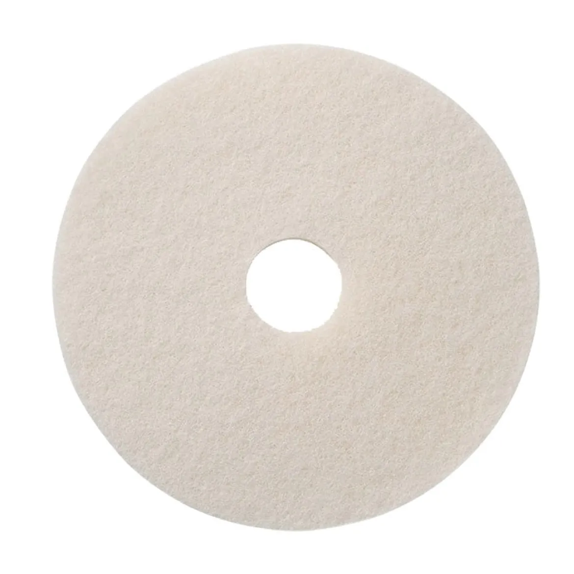 20" White Floor Buffer & Scrubber Polishing Pads - Case of 5