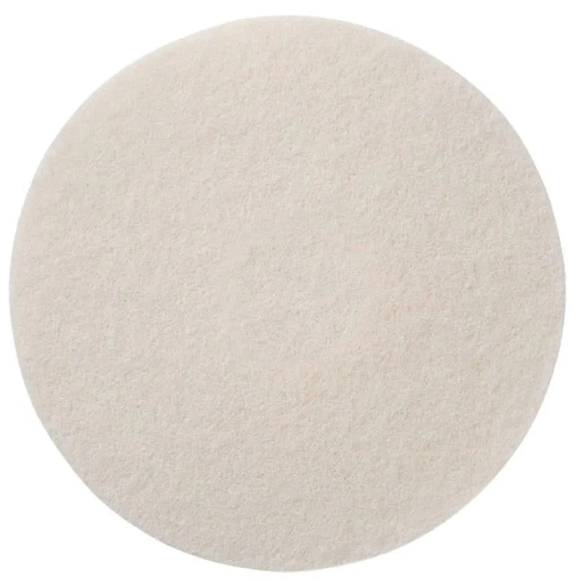 8" White Floor Buffing & Polishing Pads - Case of 10
