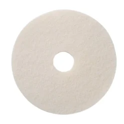 10" White Floor Polishing & Buffing Pads - Case of 5