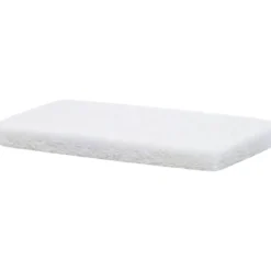 White Floor Polishing Pads for Square Scrub® Doodle Scrub® (5.25" x 10.5") - Case of 16