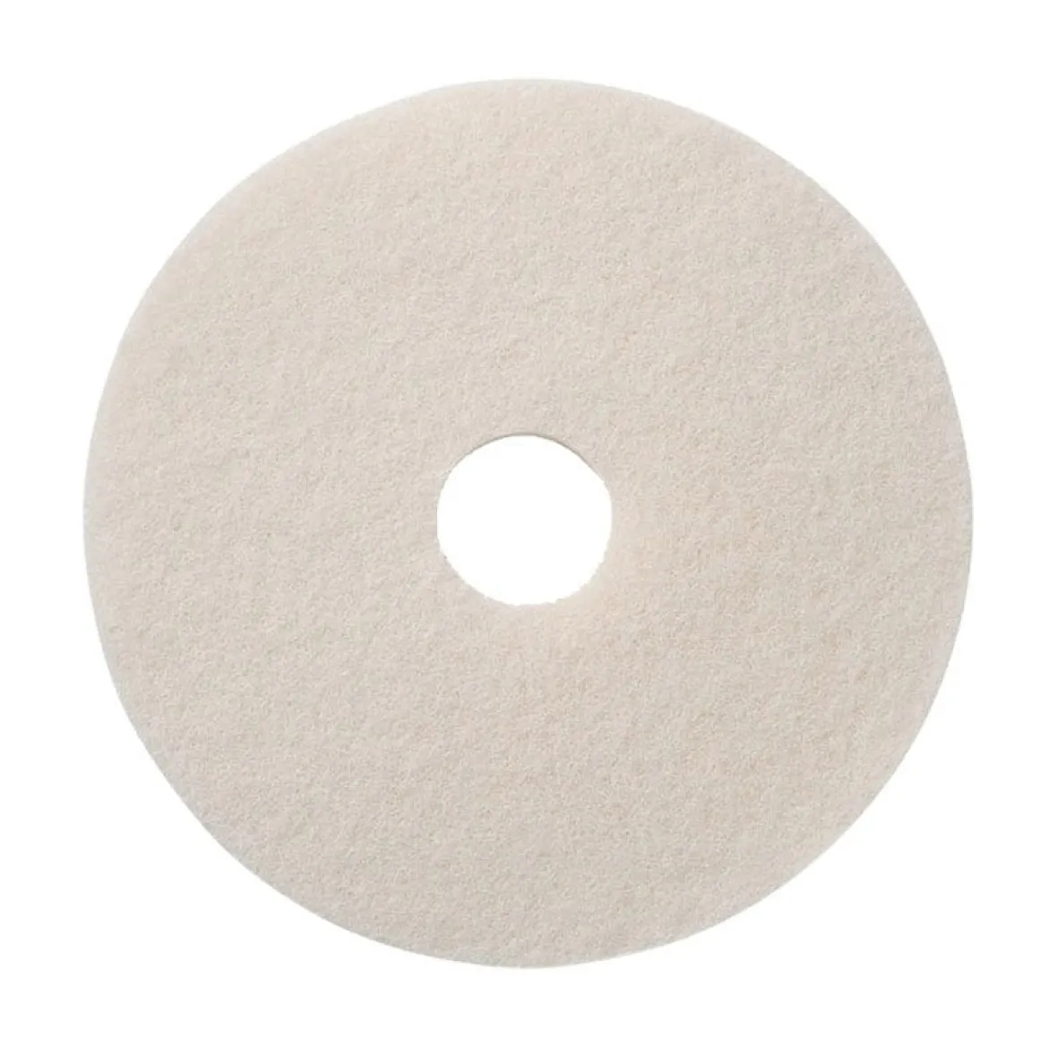 14" White Floor Scrubbing & Polishing Pads - Case of 5