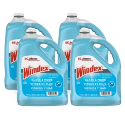 Windex® Powerized Formula Glass & Surface Cleaner (1 Gallon Bottles) - Case of 4