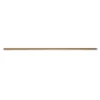 60" Wood Threaded Deck Scrub Broom Handle (15/16" Diameter) - Case of 12