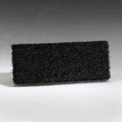 4.5" x 10" Black Handheld Utility Strip Pads - Case of 20