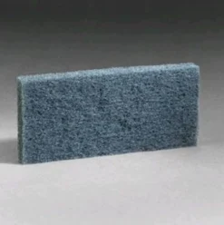 4.5" x 10" Blue Medium Duty Handheld Utility Scrub Pads - Case of 20