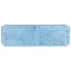 18" x 5" Bulk Blue Microfiber Launderable Flat Mops - Case of 120