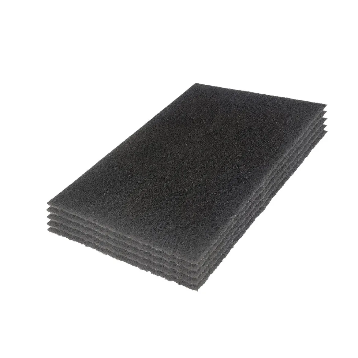 14" x 28" CleanFreak® 'Titan' Black Extreme Floor Stripping Pads - Case of 5