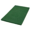 14" x 28" Green Heavy Duty Floor Scrubbing Pads - Case of 5