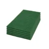 14" x 20" Green Top Coat Scrub & Strip Pads - Case of 5