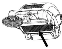 16" x 8" Main Replacement Cylindrical Broom for the CleanFreak® 'EasySweep' Vacuum Sweeper