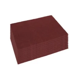 12" x 18" Maroon Eco-Prep 'EPP' Chemical Free Dry Strip Floor Pads - Case of 10