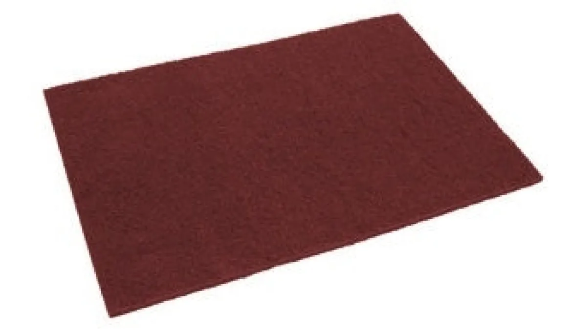 14" x 24" Maroon Eco-Prep 'EPP' Chemical Free Dry Floor Stripping Pads - Case of 10