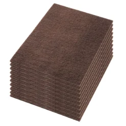 14" x 20" Maroon Wood Floor Conditioning Pads - Case of 10