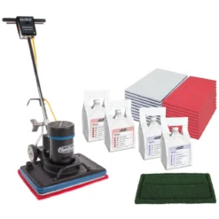14" x 20" Orbital Floor Machine Package for Luxury Vinyl Tile Cleaning & Grout / Concrete Scrubbing