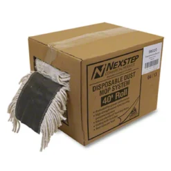40' x 5" Pretreated Disposable Dust Mop - Cut to Your Needs