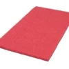 14" x 24" Red Rectangular Floor Scrubbing & Buffing Pads - Case of 5