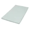 14" x 20" White Rectangular Floor Buffing Pads - Case of 5